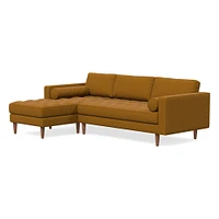 Dennes 2 Piece Chaise Sectional | Sofa With West Elm