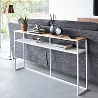 Yamazaki Sofa Back Console Table w/ Shelf (50") | West Elm