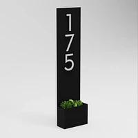 Post & Porch Customizable Standing Tall Address Planter | West Elm