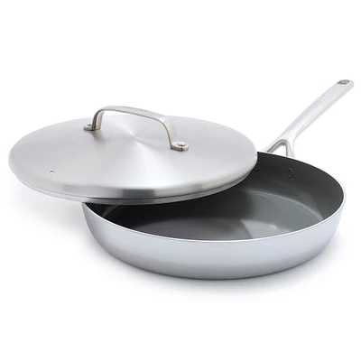 GreenPan™ GP5 Stainless Steel Covered Frypan (12") | West Elm