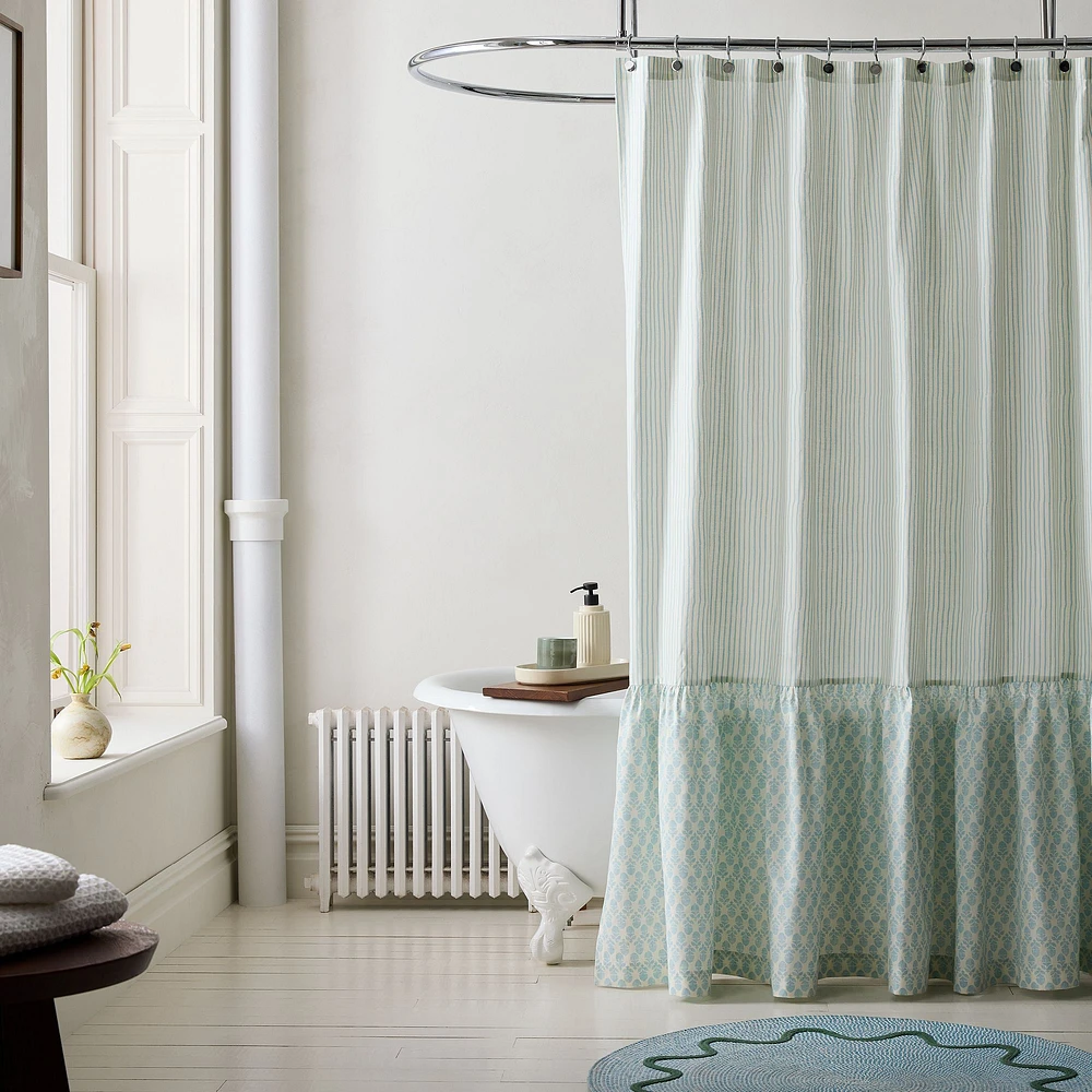 RHODE Thistle Shower Curtain | West Elm