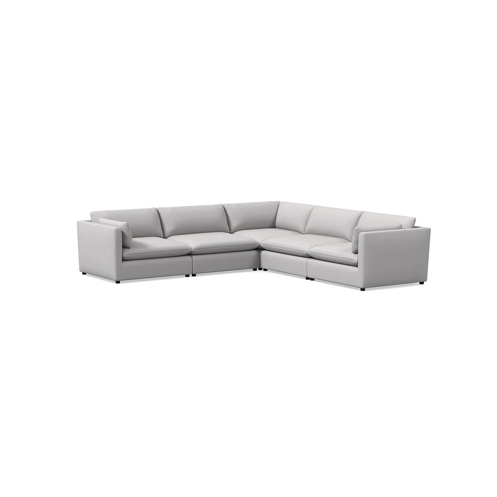 Hampton 5 Piece L-Shaped Sectional | Sofa With Chaise West Elm