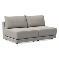 Melbourne Modular Armless Sofa (66"–99") | West Elm