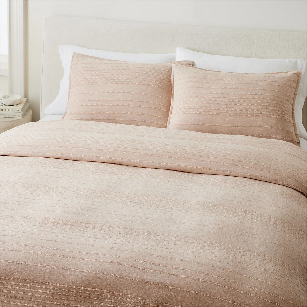 Reese Linen Cotton Duvet Cover & Shams