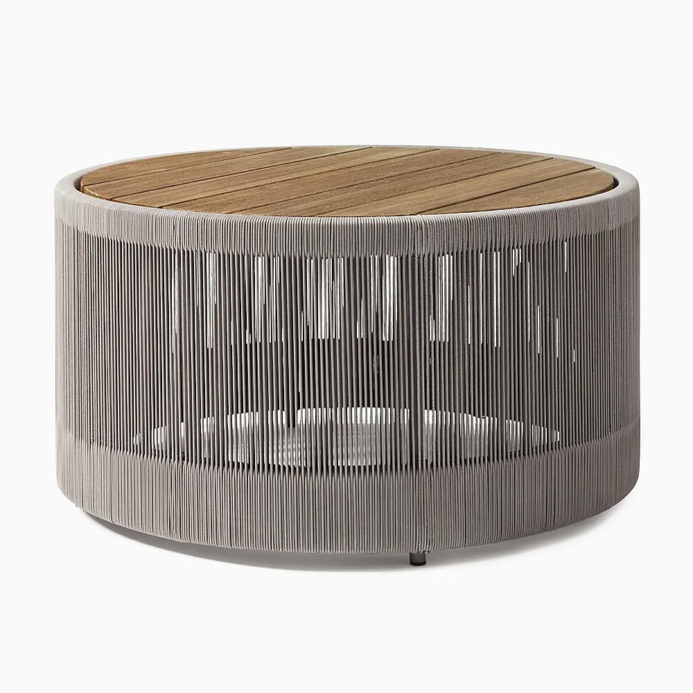 Porto Outdoor Round Coffee Table (32"–44") | West Elm