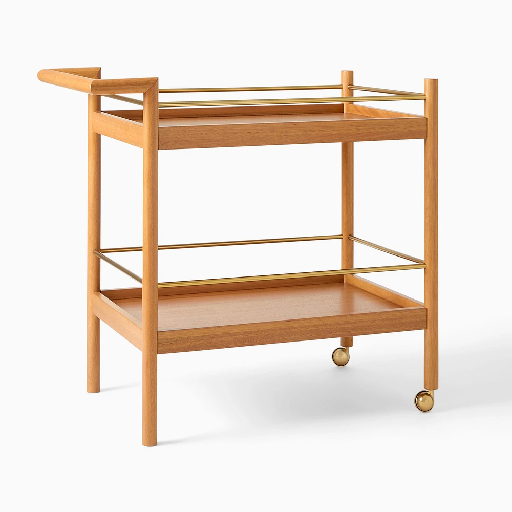 Mid-Century Bar Cart (32")  | West Elm