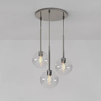 Sculptural 3-Light Globe Chandelier | West Elm