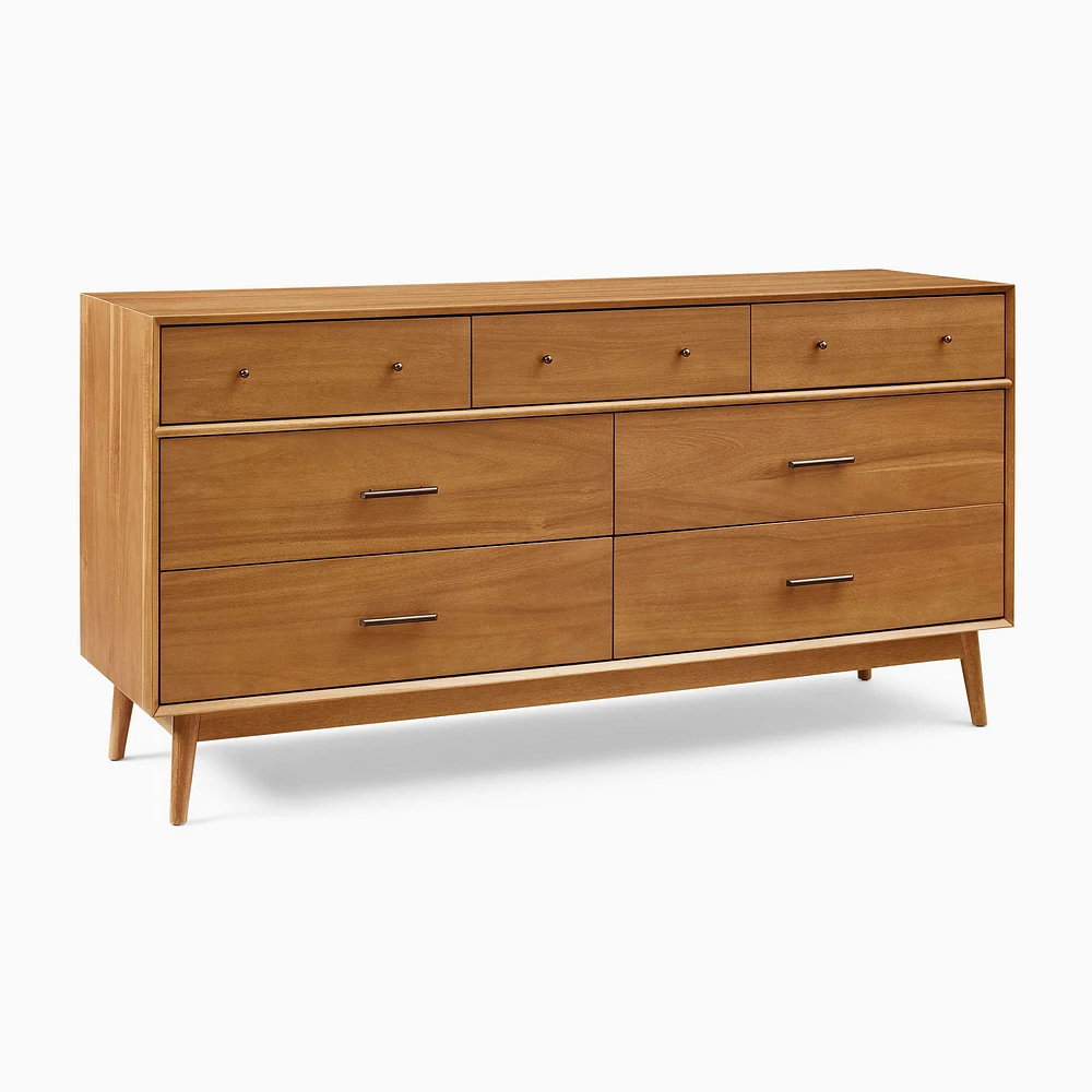 Mid-Century 7-Drawer Dresser (72") | West Elm