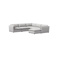 Hampton 6 Piece Sectional | Sofa With Chaise West Elm