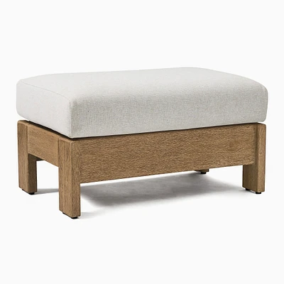 Porto Outdoor Ottoman | West Elm