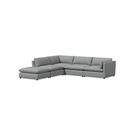 Hampton Piece Chaise Sectional | Sofa With West Elm