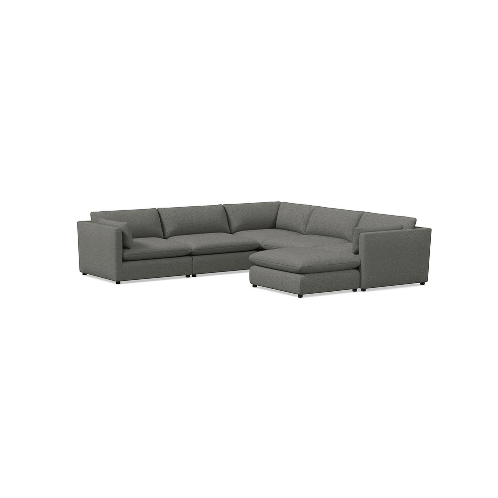 Hampton 6 Piece Sectional | Sofa With Chaise West Elm