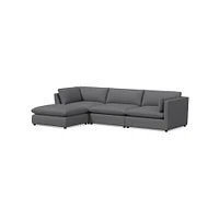 Hampton Piece Chaise Sectional | Sofa With West Elm