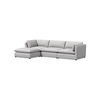 Hampton Piece Chaise Sectional | Sofa With West Elm