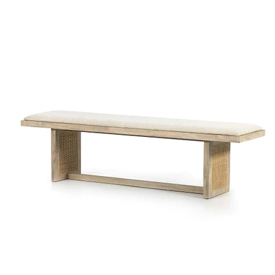 Yvette Upholstered Dining Bench (74") | West Elm