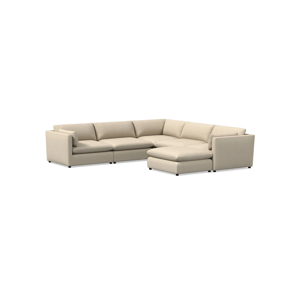 Hampton 6 Piece Sectional | Sofa With Chaise West Elm