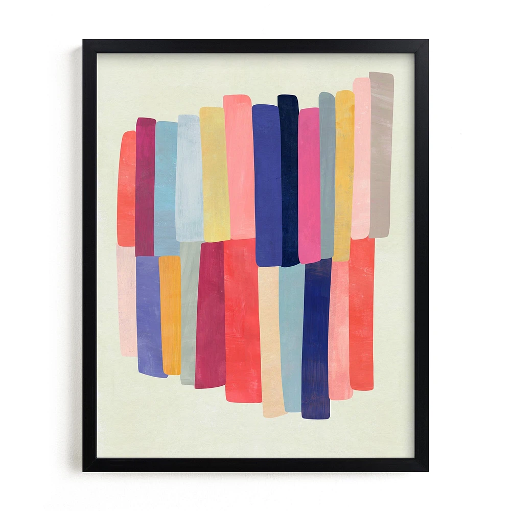 Barred Framed Wall Art by Minted for West Elm |