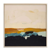 Yellow Seascape Framed Wall Art by Minted for West Elm |