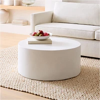 Patrick Cain Designs Manza Round Coffee Table (22"–34") | West Elm