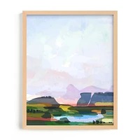 Pink Summer Haze Framed Wall Art by Minted for West Elm |