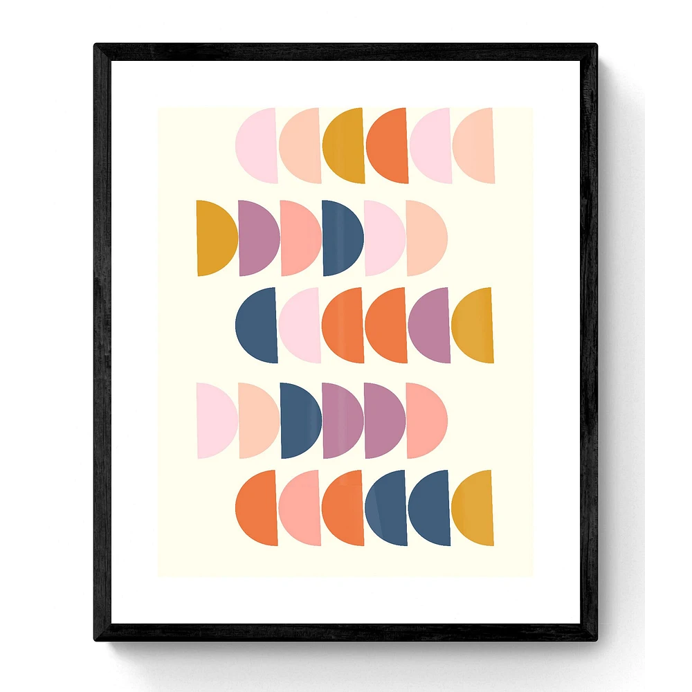 Rows Framed Wall Art by Beth Vassalo | West Elm