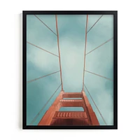 San Francisco Golden Gate Bridge Framed Wall Art by Minted for West Elm |