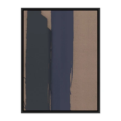 Broad Strokes Beige Framed Wall Art by David Grey | West Elm