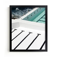 Stripes Coastal Framed Wall Art by Minted for West Elm |