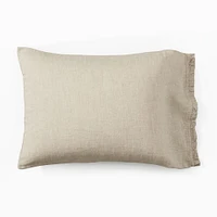 European Flax Linen Ruffle Sheet Set & Pillowcases | West Elm