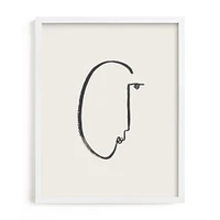 Face Study I Framed Wall Art by Minted for West Elm |