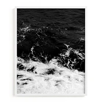 Obsidian Sea Framed Wall Art by Minted for West Elm |