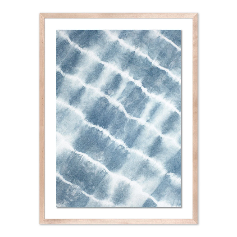 Angled Tie-Dye Framed Wall Art | West Elm