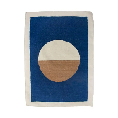 Leah Singh Luna Circle & Stripe Rug | West Elm