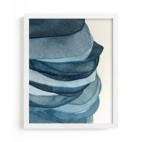 Sky Pebbles Framed Wall Art by Minted for West Elm |