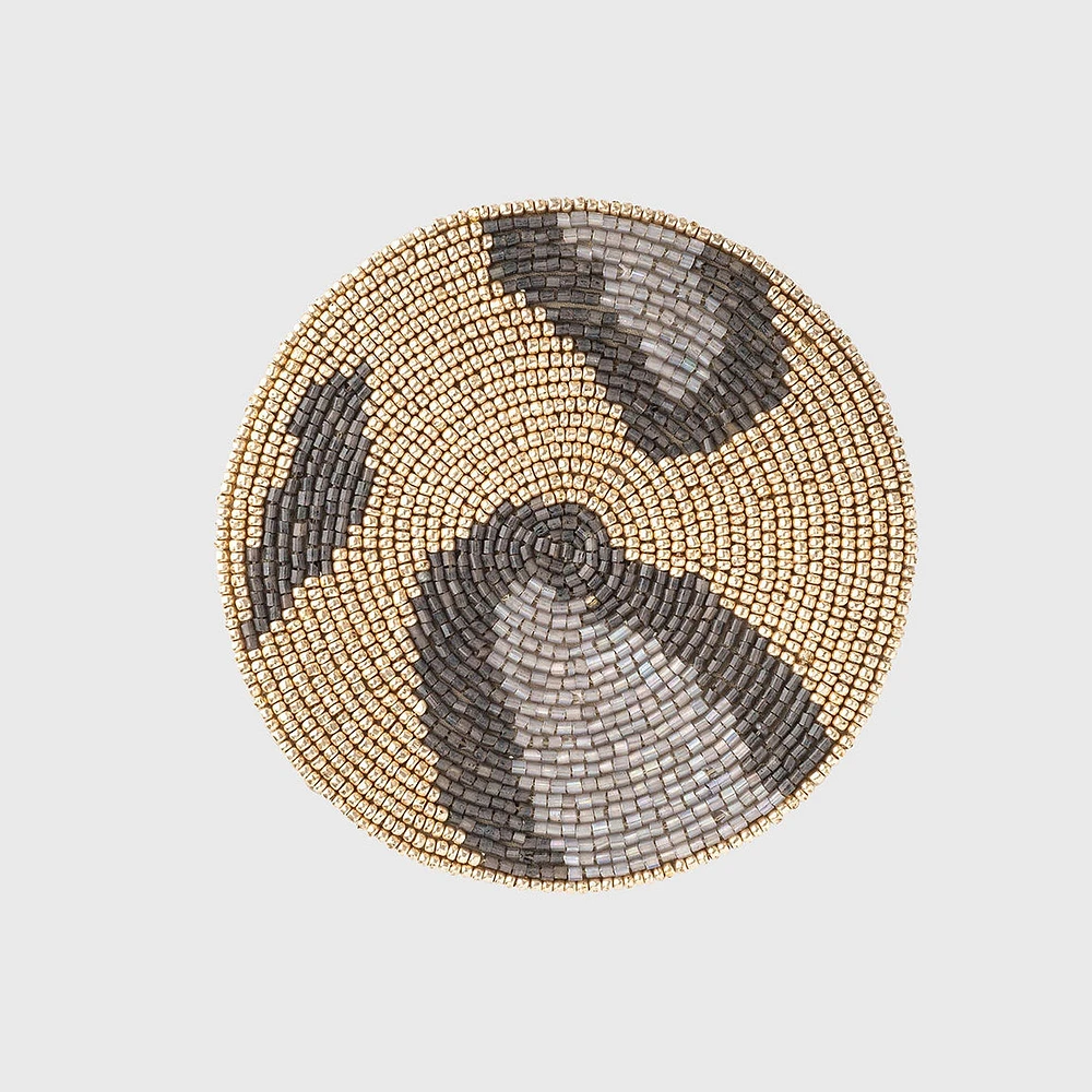 Joanna Buchanan Animal Print Beaded Coasters (Set of 4) | West Elm