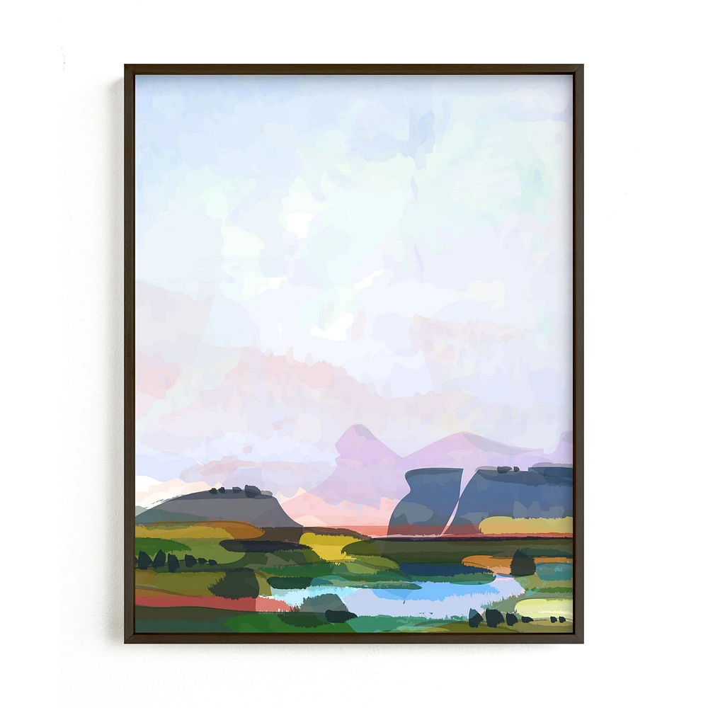 Pink Summer Haze Framed Wall Art by Minted for West Elm |