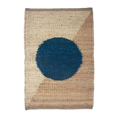 Leah Singh Margeaux Circle Jute Rug | West Elm