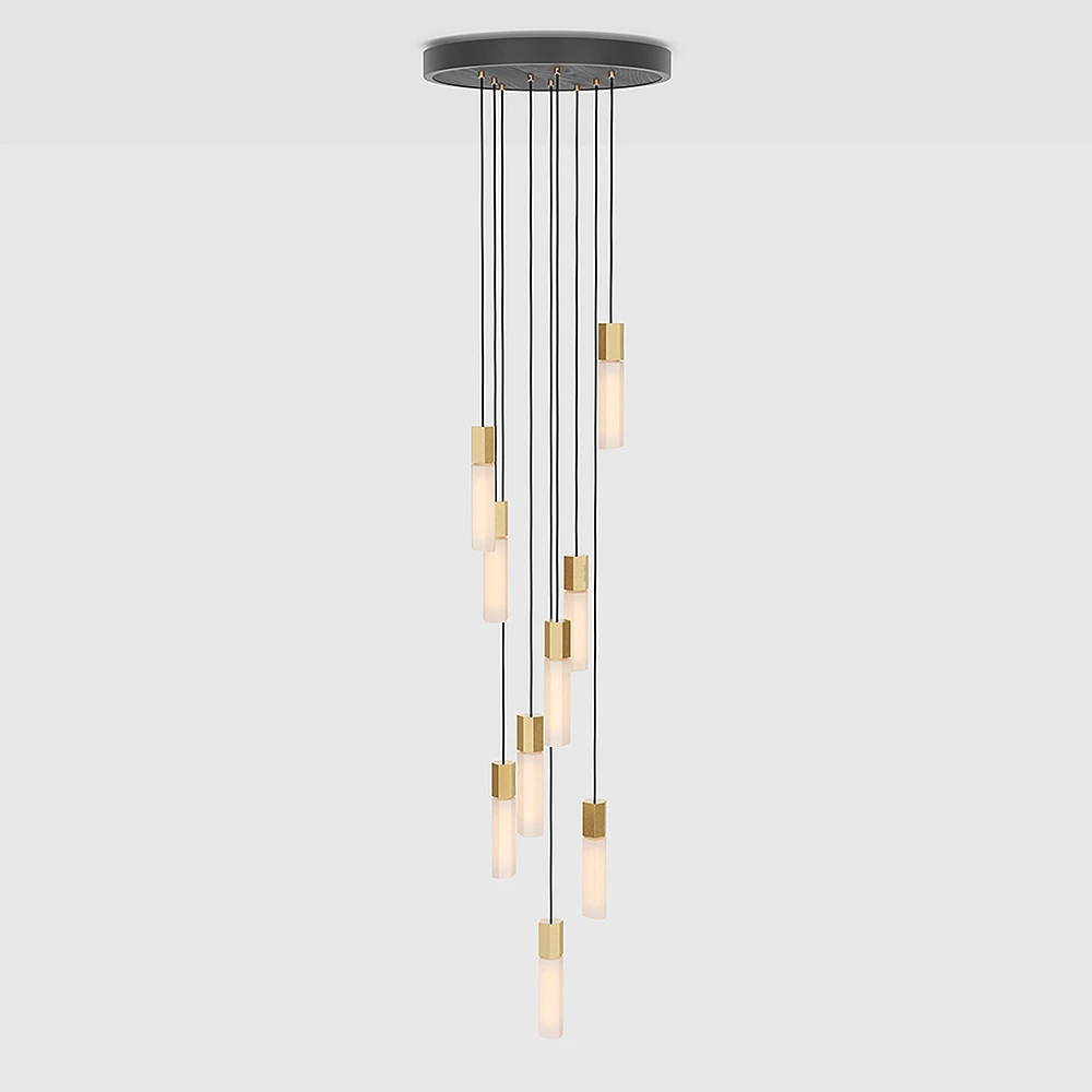 Tala Basalt 9-Light Pendant | West Elm