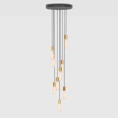 Tala Basalt 9-Light Pendant | West Elm