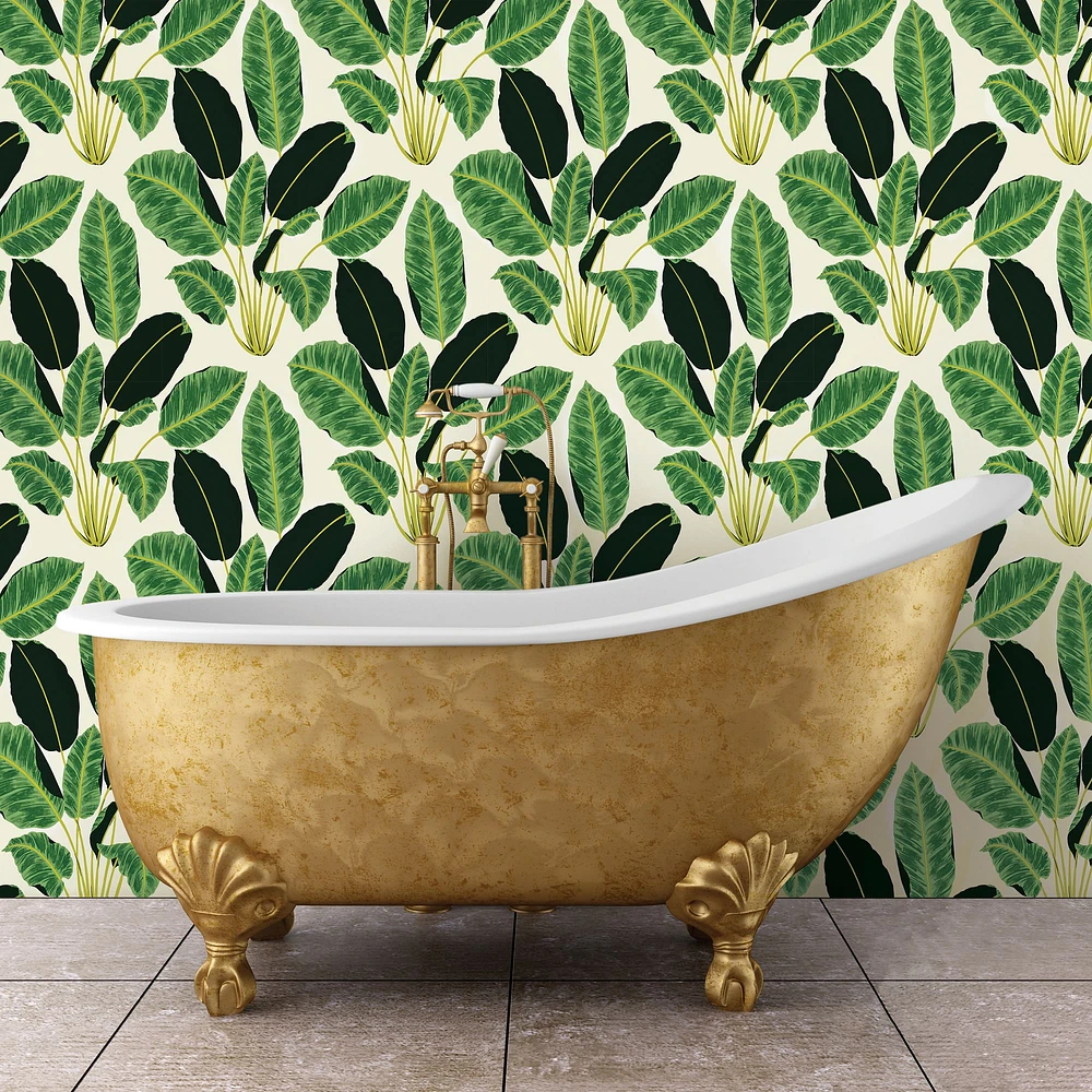 Hojas Cubanas Wallpaper | West Elm