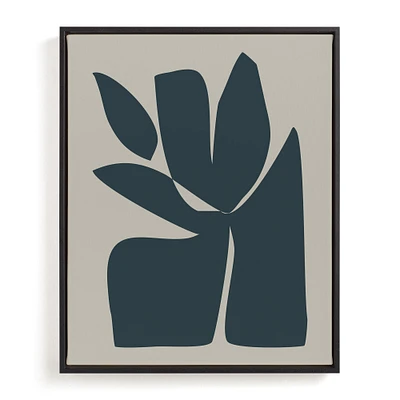 Blue Sculpt Framed Wall Art by Minted for West Elm |