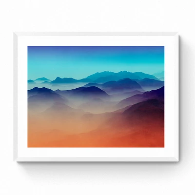 Mountainous Landscape Framed Wall Art by Angel Estevez | West Elm