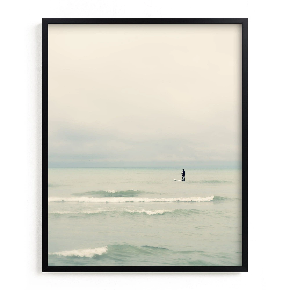 Paddleboard Solitude Framed Wall Art by Minted for West Elm |
