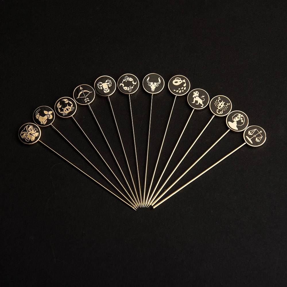 Love & Victory Zodiac Cocktail Pick (Set of 12) | West Elm