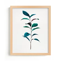 Ruscus, Curry Tree & Magnolia Framed Wall Art by Minted for West Elm |