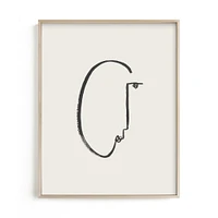 Face Study I Framed Wall Art by Minted for West Elm |