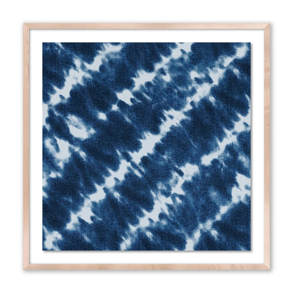 Diagonal Tie-Dye Framed Wall Art | West Elm