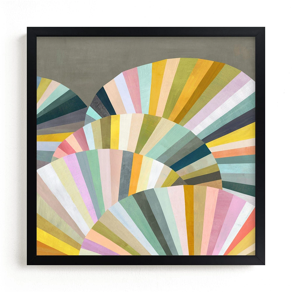 Fan Out Framed Wall Art by Minted for West Elm |