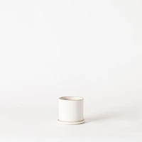 Convivial Minimal Stoneware Planters | West Elm