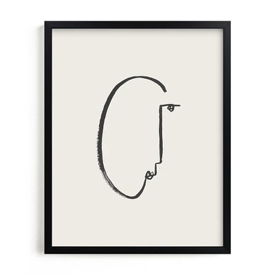 Face Study I Framed Wall Art by Minted for West Elm |